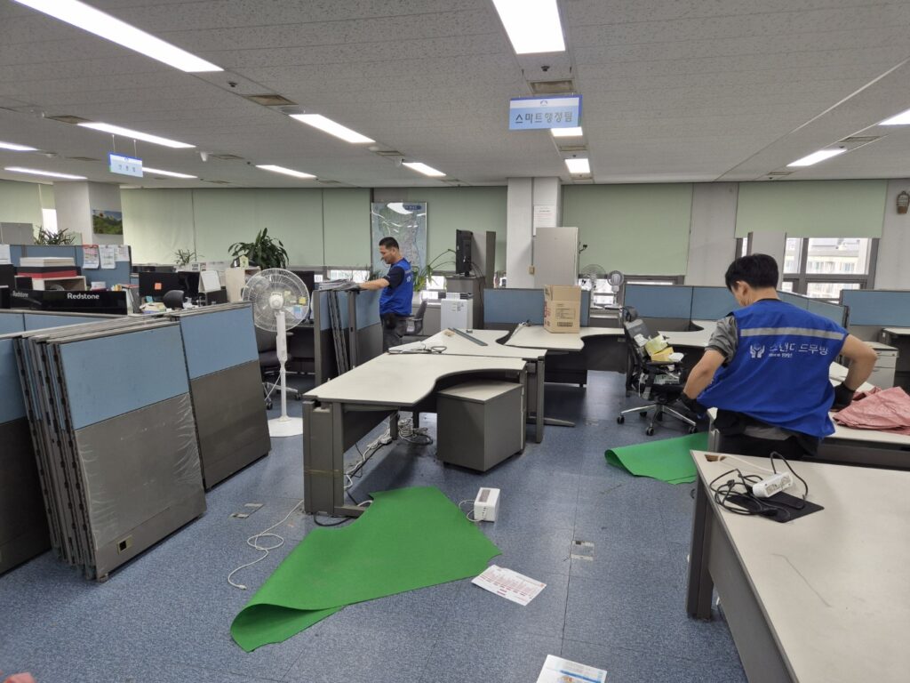 20240630 도봉구청 청사부서 재배치(1)_파티션,책상